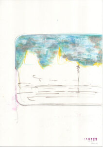 drawing on paper