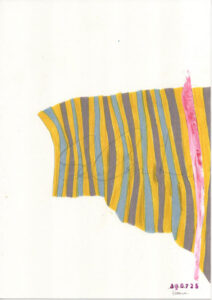 coloured pencil on paper