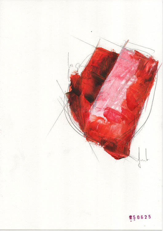 drawing work on paper