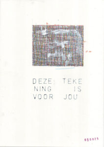 deze tekening is voor jou