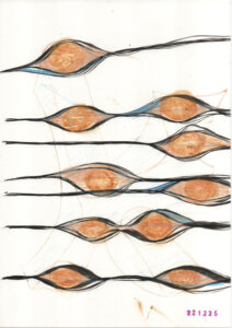 a drawing on A4-sized paper by Bart Geerts