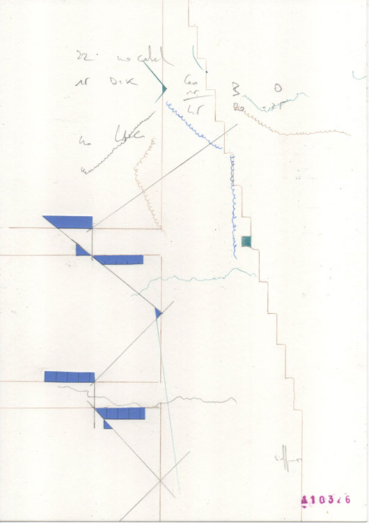 sketch and drawing and bluepring