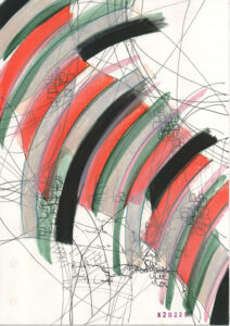 layered composition in drawing