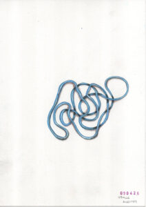 a non-ending line on the paper