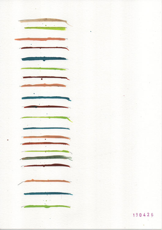 horizontal lines horizon lines one on top of other a lot of perspectives