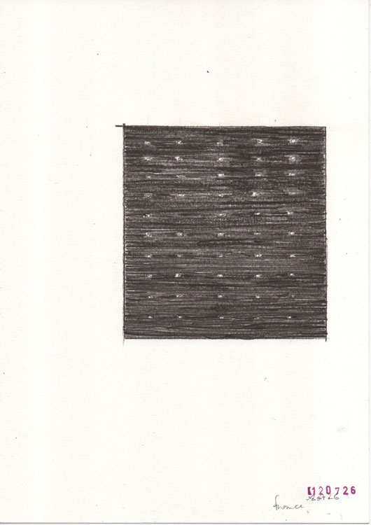 a pattern of light coming through the shutters in the morning
