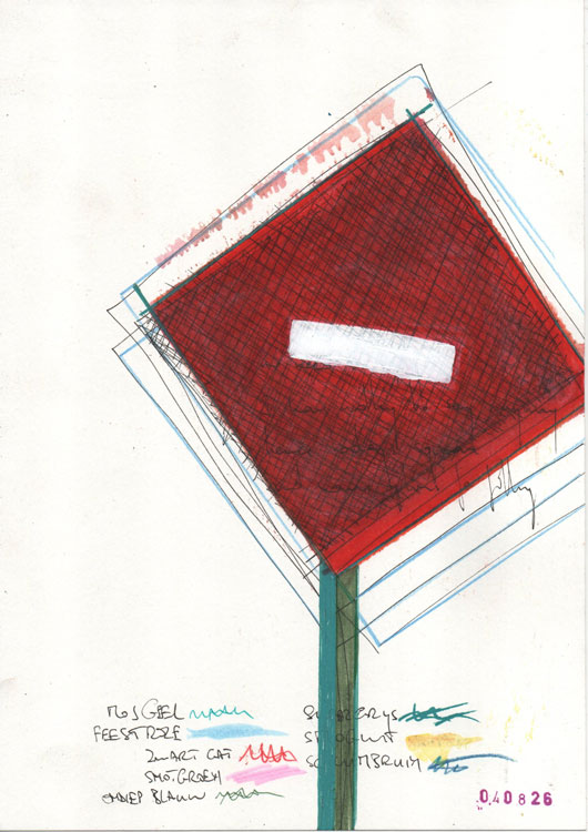 a drawing by Bart Geerts