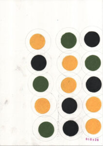a drawing with different circles