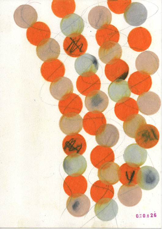 a drawing depicting circles in some kind of pattern