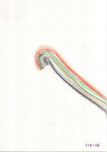 drawing in which I clearly failed to draw a rainbow