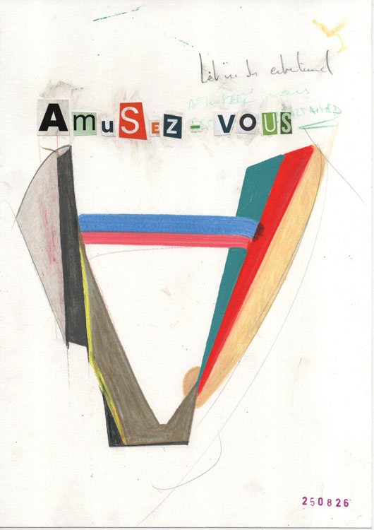 let us be entertained - amusez-vous