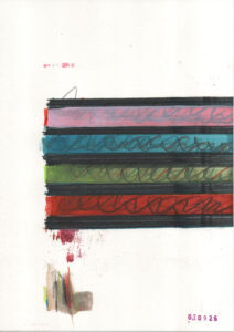 scriblling, lines, colours, fields, drawing